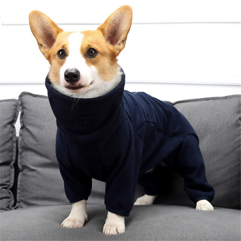 Macacão Pet Fleece Ajustável