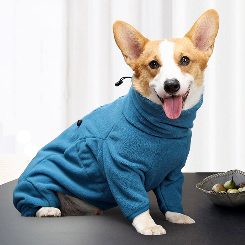 Macacão Pet Fleece Ajustável